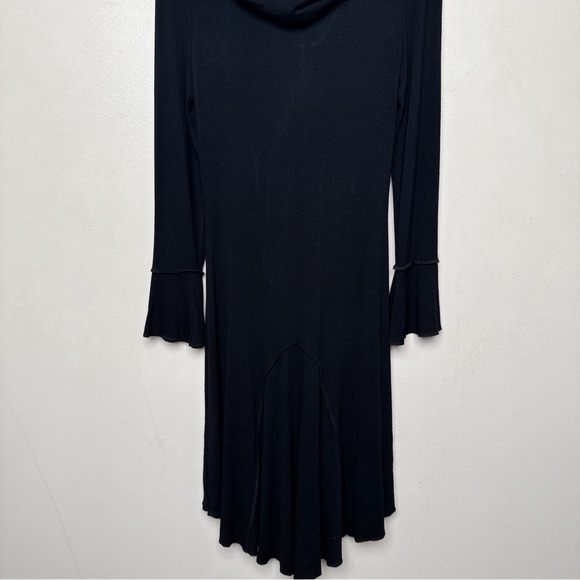 Joseph Ribkoff Womens 4 Vintage Goth Hooded Zip Pocket Long Dress Jacket - Picture 13 of 14